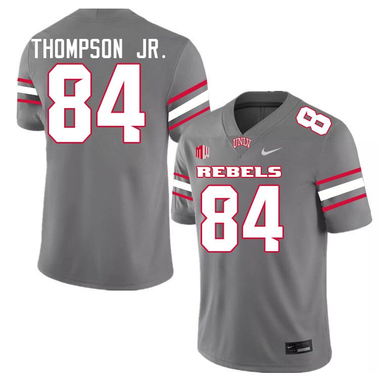 Men #84 Corey Thompson Jr. UNLV Rebels College Football Jerseys Stitched-Grey